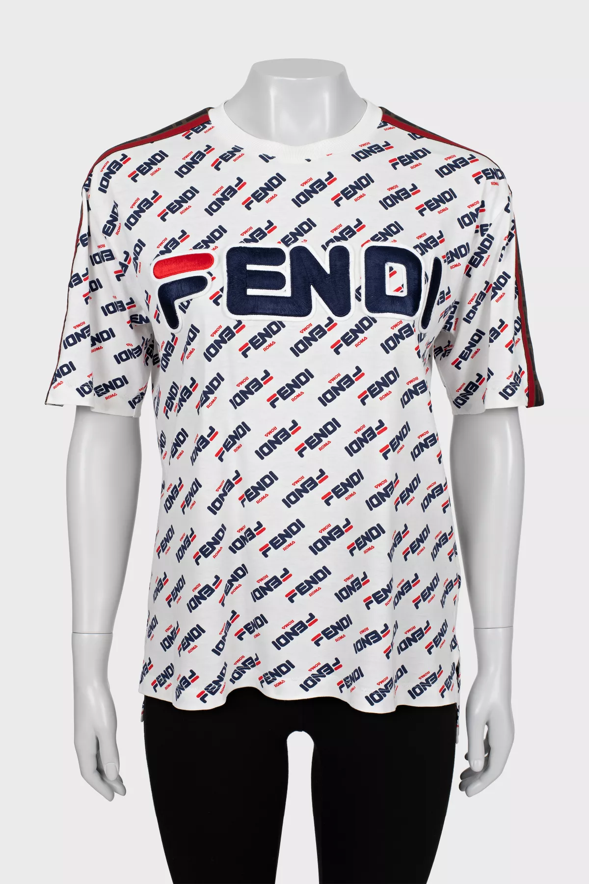 Fendi Футболка by Fendi x Fila 88996544, Оригинал — Купить в The
