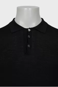 Men's slim-fit wool jumper