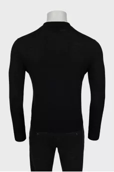 Men's slim-fit wool jumper