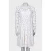 Fitted dress with 3/4 sleeves