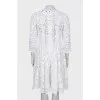 Fitted dress with 3/4 sleeves