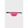 Printed leather belt bag