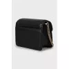 Leather mini bag with metal strap