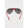 Sunglasses with red temples