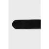 Wide suede belt