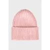 Ribbed hat with embroidered logo