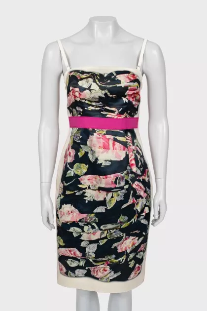 Floral strappy dress
