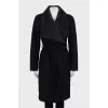 Two-tone wrap coats