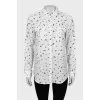Printed straight-fit shirt