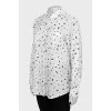 Printed straight-fit shirt