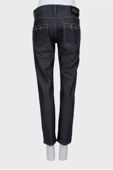 Cropped skinny jeans with tag