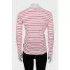 Striped linen long sleeve