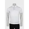 Men's polo with contrasting edges
