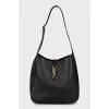 Leather shoulder bag LE 5 À 7