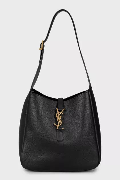 Leather shoulder bag LE 5 À 7