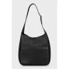 Leather shoulder bag LE 5 À 7