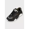 Men's sneakers decorated with mesh