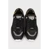 Men's sneakers decorated with mesh
