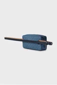 Belt bag with silver logo