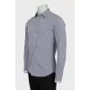 Men's fine striped shirt