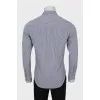Men's fine striped shirt