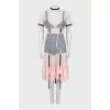 Short sleeve combination dress