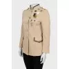 Long jacket with decor