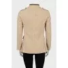 Long jacket with decor