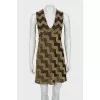 Sleeveless V-neck dress