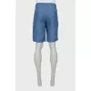 Men's linen shorts with arrows