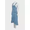 Denim sundress with pockets
