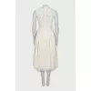 Fitted slip dress with petticoat