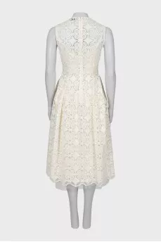 Fitted slip dress with petticoat