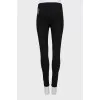 Sports leggings with text print