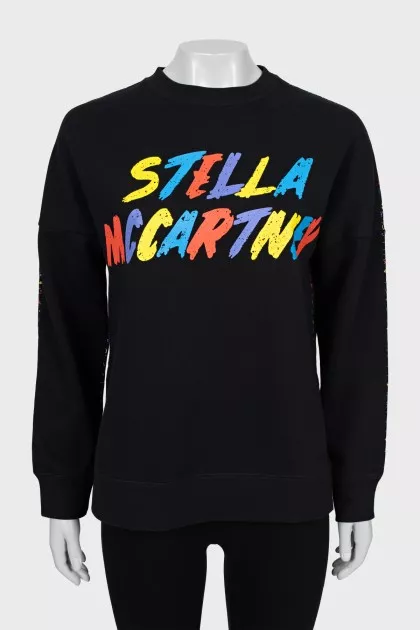 Sweatshirt with corporate logo