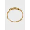 Gold bracelet with diamonds
