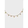 Necklace with gold balls