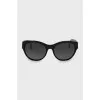 Sunglasses with silver logo