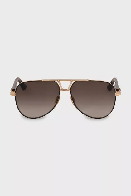 Men's sunglasses with printed arms