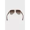 Men's sunglasses with printed arms