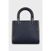 Lady Dior bag with side print