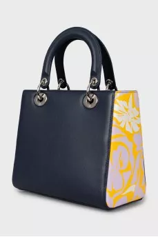 Lady Dior bag with side print