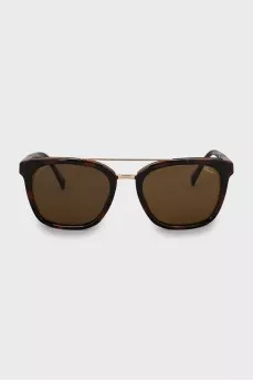 Browline printed sunglasses