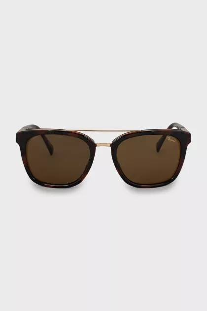 Browline printed sunglasses