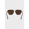 Browline printed sunglasses
