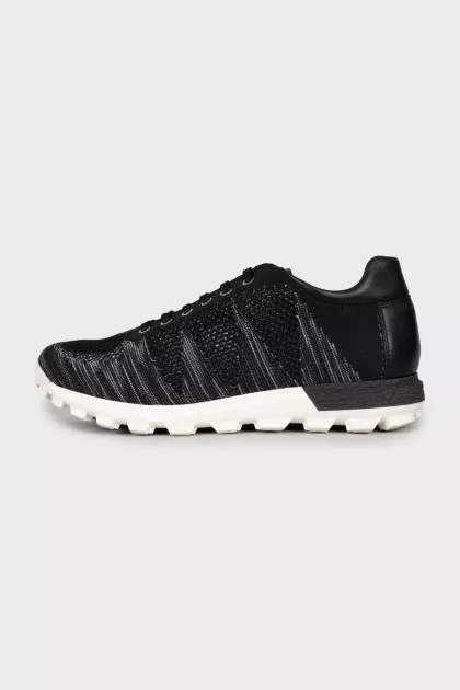 Men's sneakers black and white