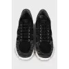 Men's sneakers black and white