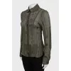 Striped silk shirt