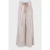 Striped palazzo pants
