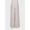 Striped palazzo pants